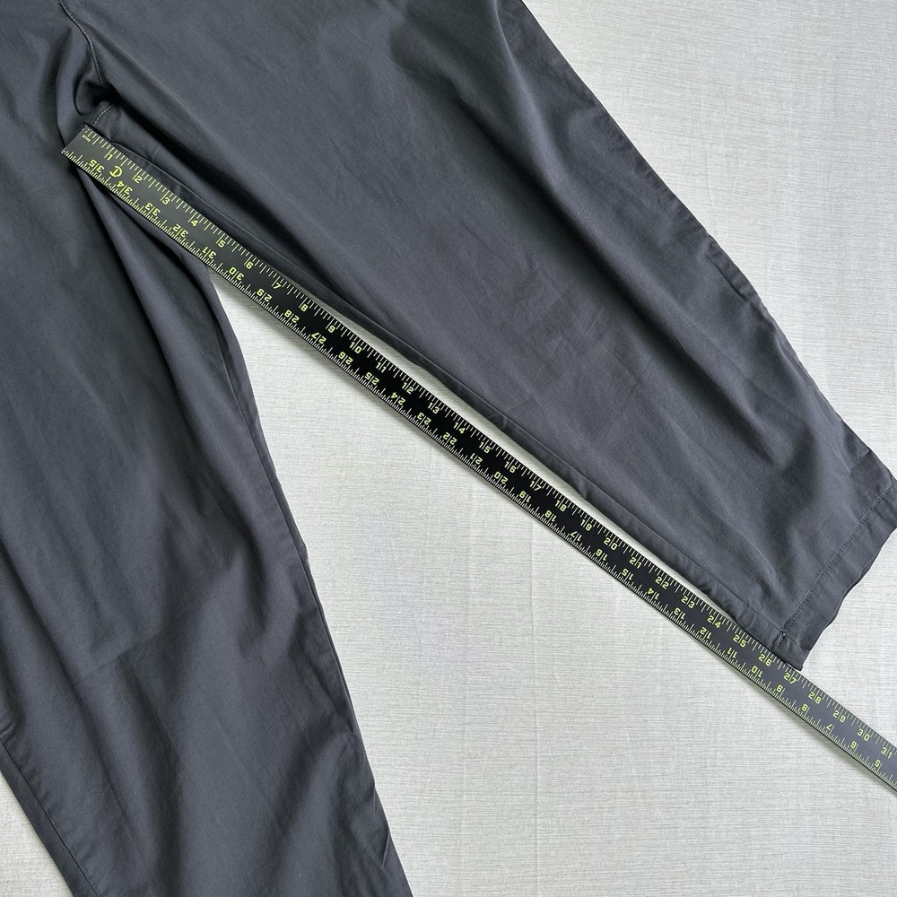 NWT PACT Chino Pants Stretch Organic Cotton Tapered Ankle Women XXL Gray Minimal - Picture 8 of 10